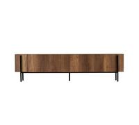 Mueble tv 2 puertas abatibles con patas de metal l180 cm - atlas
