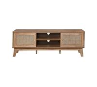 Mueble tv 2 puertas ratán l140 cm - palmo