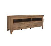Mueble tv 3 cajones 156 cm raya madera