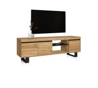 Mueble Tv Ebos Up 160 Roble Nude - Ceniza 160 X 53 X 40 Cm