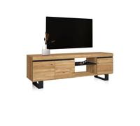 Mueble Tv Ebos Up 160 Roble Nude - Ceniza 160 X 53 X 40 Cm