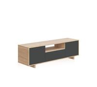 duehome - Mueble TV Lino Canadian oak - anthracite
