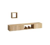 Skye Decor, Avior, muebles para televisión, roble saphir, 180 x 25 x 32 cm