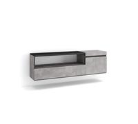 Mueble tv | televisión | muebles de salón, almacenaje | 150x45x35cm | para tv hasta 65" | colgado, suspendido | estilo moderno | cemento