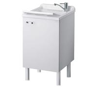 Mueble y lavadero color blanco 50x45 cm mod. Eco