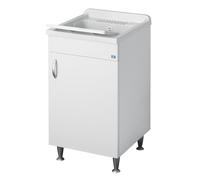 MUEBLE Y LAVADERO50X50 CM COLOR BLANCO MOD. ECO