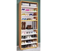 Mueble zapatero de madera XXL botas grandes mueble pasillo Lona 9 compartimentos Mueble zapatero de madera XXL botas grandes mueble pasillo Lona 9 compartimentos Haya