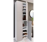 Mueble zapatero grande de madera XL mueble zapatero grande botas mueble pasillo Lona 10 compartimentos puertas batientes Mueble zapatero grande de madera XL mueble zapatero grande botas mueble pasillo