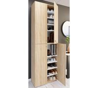 Mueble zapatero grande de madera XL mueble zapatero grande botas mueble pasillo Lona 10 compartimentos puertas batientes Mueble zapatero grande de madera XL mueble zapatero grande botas mueble pasillo