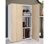 Mueble zapatero grande de madera XL mueble zapatero grande botas mueble pasillo Lona 3 compartimentos Mueble zapatero grande de madera XL mueble zapatero grande botas mueble pasillo Lona 3 compartimen