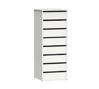 Miroytengo Muebles Auxiliares Pack 2 Cajoneras Interior Armarios Color Blanco Brillo 46x64x45 cm White -