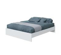 Muebles dormitorio ethna estilo nórdico color blanco y roble 160 cm