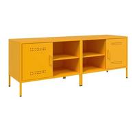 Muebles Para Tv 2 Piezas Acero Amarillo Mostaza 68x39x50,5 Cm Vidaxl