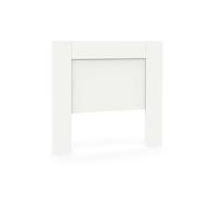 MUEBLES PITARCH-Cabecero Cama de 100 Moderno, Blanco, 106x164x2,2cm, Dormitorio Individual, Vintage, Colección Aroa