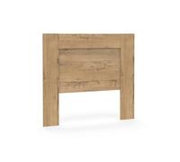 MUEBLES PITARCH-Cabecero Cama de 100 Moderno, Roble Gold, 106x164x2,2cm, Dormitorio Individual, Vintage, Colección Aroa