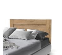 MUEBLES PITARCH-Cabecero Cama Doble de 150 Moderno, Roble Gold, 106x164x2,2cm, Dormitorio de Matrimonio, Vintage, Colección Aroa