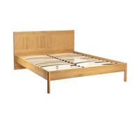 MUEBLES PITARCH | Cama con Somier y Patas de Madera, Cama Nórdica Japandi, 90×161×197 cm, Mueble de Dormitorio, Moderno, Modelo Taiga.