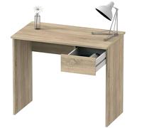 MUEBLES PITARCH | Escritorio, Mesa con Cajón de Ordenador, Juvenil de Estudio, Roble Cambrian, 75x90x50cm (Alto x Ancho x Fondo) Colección Tibet
