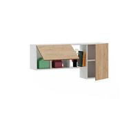 MUEBLES PITARCH | Estantería de Salón Colgada de 130cm, Mueble TV colgado, Módulo de Salón 2 Puertas Abatibles con Pistón, Mueble de Televisión 60x130x32cm, Moderno, Modelo Nilo