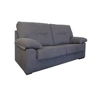 MUEBLIX.COM | Sofa Marcos, 3 Plazas, Diseño para Salón Moderno, Confortable, Armazón de Pino Gallego, Asientos de Goma Espuma, Gris