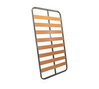 MUEBLIX.COM | Somier Eco para Cama 105 x 190 cm | Somier Sin Patas | Láminas Madera de Chopo de 10 cm y Estructura de Tubos de Acero | Útil para Camas Nido o Camas Individuales