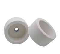 Muela abrasiva de banco de cerámica, disco abrasivo en forma de cuenco de corindón for eliminación de Material duradero, 1 ud.(White,125x63x32x60mm)
