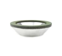 Muela abrasiva de copa de diamante, grano rojo 320, 100x20x10x3mm, unión de resina for afilador de fresas de acero de tungsteno(125x32x10x3mm Green,320)