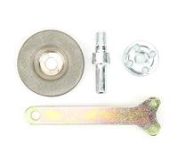 Muela de Diamante Piedra de Afilar de Alta Dureza Herramienta de Rectificado Multifuncional para Cepillar Cuchillos Taladros Tijeras Acero Inoxidable 5,6 cm Diámetro Grano 180 a (malla 360)