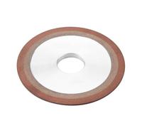 Muela de rectificado de diamante de resina, muela abrasiva para carburo y acero duro, disco de diamante de 125 mm con orificio de 32 mm para el rectificado de dientes de sierra en
