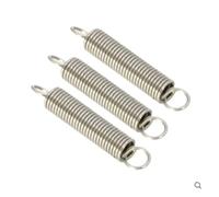Muelle De TensióN Resorte de tensión acero inoxidable 5 uds., 0,8x6/7/8/10 x L,8mm, con gancho, longitud del resorte extensión 20mm a 100mm para sombrilla(45mm(L),7MM(OD)_0.8MM 5PCS)
