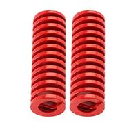 Muelle de Troquel, 2 Piezas OD 30 Mm ID 15 Mm Muelle de Troquel de Carga Media Rojo, Acero 65MN, Estampado, Fundición a Presión, Plástico, Automotriz, Compresión (TM30*90mm)