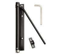 Wolfpack Muelle de puerta aluminio anodizado negro Blíster 1 pieza