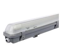 Müller-Licht - 20800189 Lámpara LED para entornos húmedos IP65 Aqua de Promo 1 x 9 W LED tubo, 900 lm, plástico, Gris, 65,5 x 7.2 x 8.6 cm