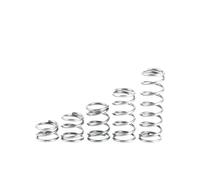 Muelles Metálicos 10 piezas de resorte de compresión de acero inoxidable 304, diámetro de alambre de 1,2 mm, diámetro exterior de 7 mm a 22 mm (10 piezas) Muelles Metálicos(30mm(10PCS),18MM_1.2MM)