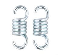 Muelles oscilantes para sillas colgantes, resorte de tensión de acero galvanizado resistente con capacidad de carga de 650 kg, diámetro de alambre de 8 mm, longitud de 113 mm, compatible con