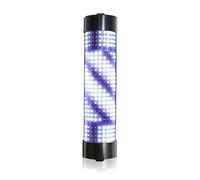 Muestra al aire libre del montaje en pared del soporte de la luz del poste del barbero del led giratorio con control remoto IP65 Impermeable Salón Tienda Decoración brillante Pantalla eficiente energé
