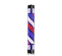 Muestra al aire libre del montaje en pared del soporte de la luz del poste del barbero del led giratorio con control remoto IP65 Impermeable Salón Tienda Decoración brillante Pantalla eficiente energé