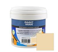 Muestra revestimiento fachadas liso mate gris arenisca paintman 0,5l