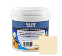 Muestra revestimiento fachadas liso mate gris piedra paintman 0,5l