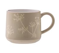 Mug BOTANICAL GYPSOPHILA 400 ml, marrón, gres, Mason Cash