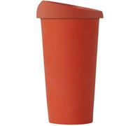 Mug con tapa ANYTIME EMMA 450 ml, naranja, porcelana, Viva Scandinavia
