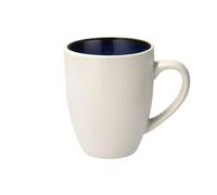 Mug GASTRO 300 ml, blanco / azul oscuro, gres, Bitz