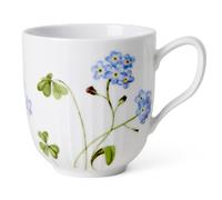 Mug HAMMERSHOI SUMMER - FORGET ME NOT 330 ml, blanco, porcelana, Kähler