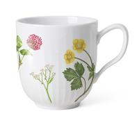 Mug HAMMERSHOI SUMMER - WILD FLOWERS 330 ml, blanco, porcelana, Kähler