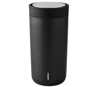Mug térmico TO GO CLICK 400 ml, negro brillante, Stelton