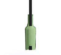 Muitomas, Bolsa térmica para botellas de neopreno, funda térmica con asa de tela, color verde