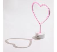 Muitomas lámpara de neón con forma de corazón, luz led de 3,5 w con