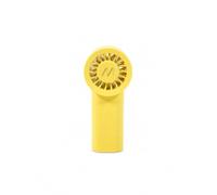 Muitomas Mini Ventilador Portátil USB, Ventilador Recargable con Batería 3 Velocidades, Ventilador de Mano Compacto y de Bolsillo, Ventilador Portátil para Viaje, Oficina y Casa, Amarillo Pastel