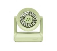 Muitomas Ventilador de Escritorio Recargable USB-C, Mini Ventilador de Mesa Silencioso, Ventilador USB-C Compacto con Batería, Ideal para Oficina, Casa y Estudio, Verde Salvia