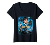 Mujer Harry Potter Philosopher's Stone Poster Camiseta Cuello V